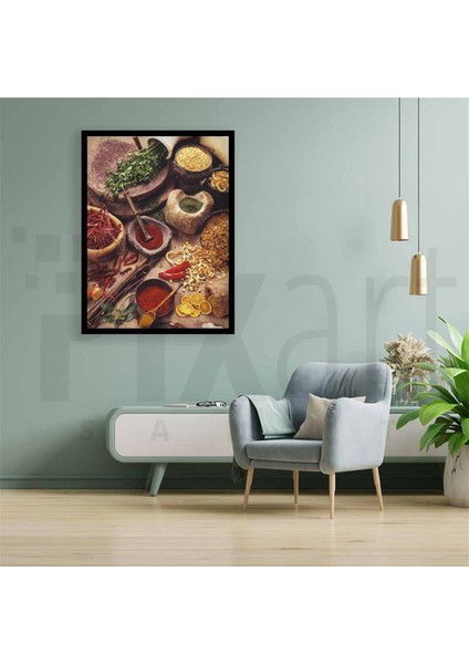 Baharat Dunyasi 38 x 51 Elmas Mozaik Tablo
