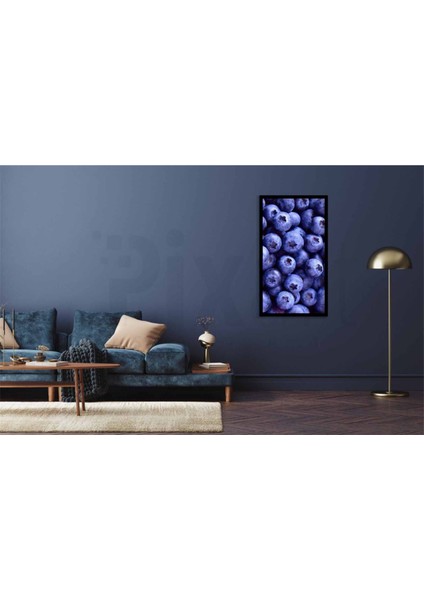 Yaban Mersinleri 40 x 60 Elmas Mozaik Tablo modelleri