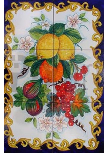 Meyveler Tablosu Pixart Sanat Elmas Mozaik Tablo Diamond Türkiye 42*62