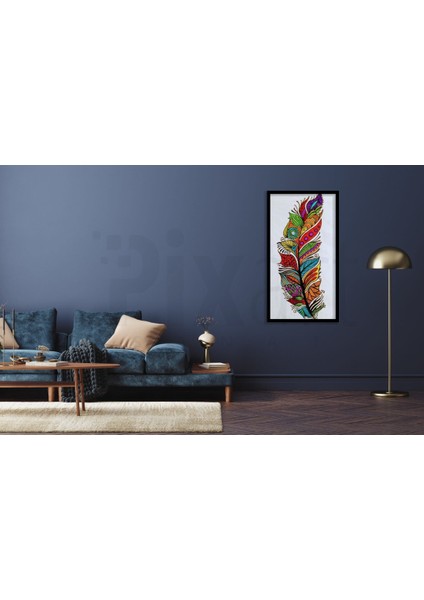 Renkli Desenlerden Oluşan Tüy Pixart Sanat Elmas Mozaik Tablo Diamond Türkiye 38*71 fiyatları