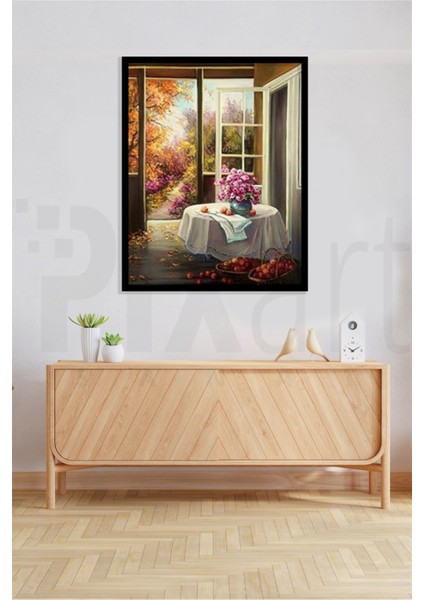 Sonbahar Manzarası Pixart Sanat Elmas Mozaik Tablo Diamond Türkiye 51*64 fiyatları