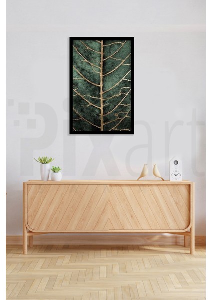 Damarlı Yaprak Pixart Sanat Elmas Mozaik Tablo Diamond Türkiye 48*73 fiyatları