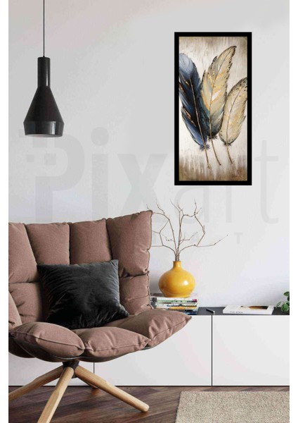 Kuş Tüyleri Pixart Sanat Elmas Mozaik Tablo Diamond Türkiye 40*83 modelleri
