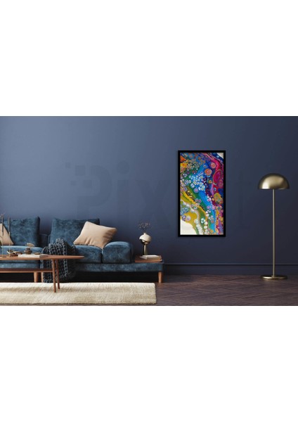 Ebru Desen 40 x 60 Elmas Mozaik Tablo fiyatları