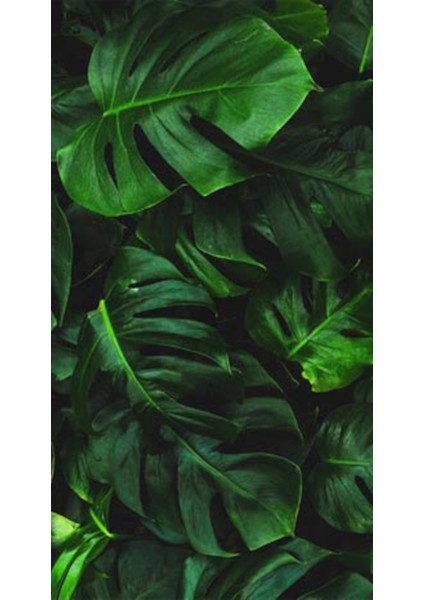 Yesil Yaprak Desen 40 x 60 Elmas Mozaik Tablo
