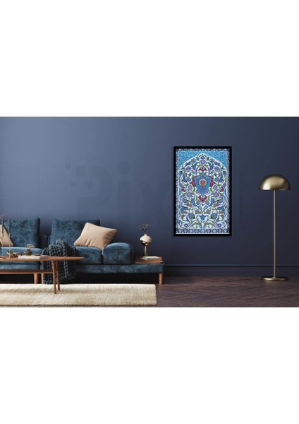 Cini Desen Isleme 41 x 60 Elmas Mozaik Tablo fiyatları