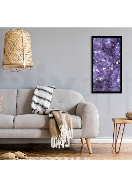 Ametist Tas Desen 40 x 60 Elmas Mozaik Tablo fiyatları