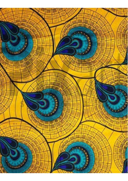 Afrikan Tavus Kusu Tuyu Desen 43 x 60 Elmas Mozaik Tablo