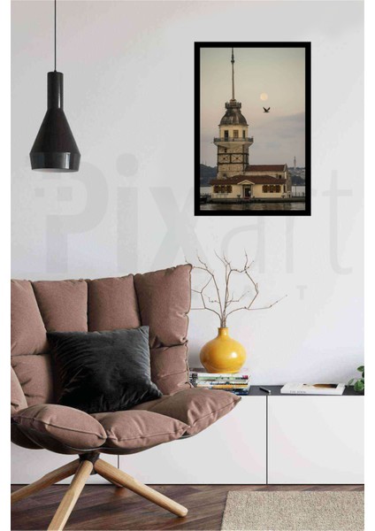 Istanbul Kiz Kulesi 40 x 60 Elmas Mozaik Tablo modelleri