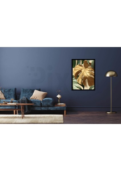 Altın Sarısı Yaprak Pixart Sanat Elmas Mozaik Tablo Diamond Türkiye 43*55 fiyatları