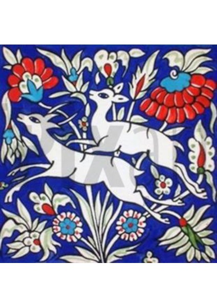 Geyik Desen PixArt Sanat Elmas Mozaik Tablo Diamond Türkiye 52*52
