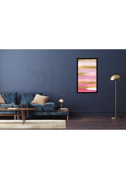 Noktalı Pembe Desen Pixart Sanat Elmas Mozaik Tablo Diamond Türkiye 43*73 fiyatları