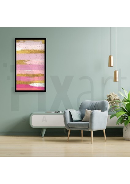 Noktalı Pembe Desen Pixart Sanat Elmas Mozaik Tablo Diamond Türkiye 43*73 modelleri