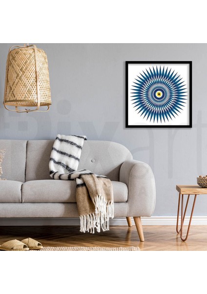 Küçük Nazar Boncuğu Pixart Sanat Elmas Mozaik Tablo Diamond Türkiye 38*38 fiyatları