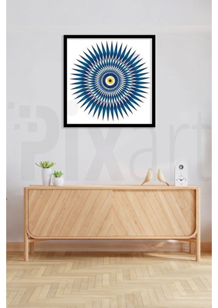 Küçük Nazar Boncuğu Pixart Sanat Elmas Mozaik Tablo Diamond Türkiye 38*38 modelleri