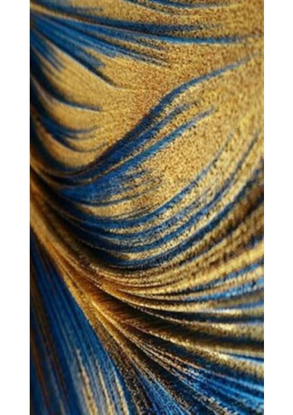 Lacivert Sarı Desen Pixart Sanat Elmas Mozaik Tablo Diamond Türkiye 50*86