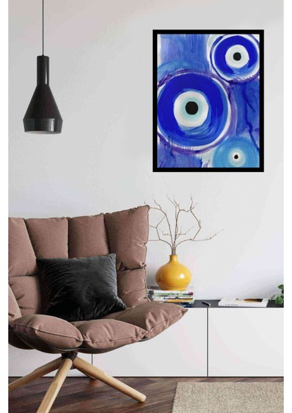 Nazar Boncuğu Tablo Pixart Sanat Elmas Mozaik Tablo Diamond Türkiye 47*60 fiyatları