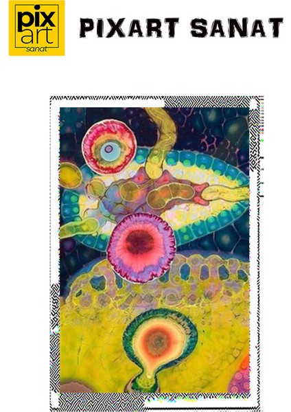 Hücre Desen Pixart Sanat Elmas Mozaik Tablo Diamond Türkiye 60*91 fırsatları