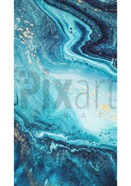 Okyanus Mavisi Pixart Sanat Elmas Mozaik Tablo Diamond Türkiye 58*100