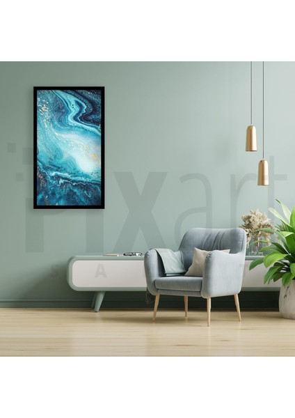 Okyanus Mavisi Pixart Sanat Elmas Mozaik Tablo Diamond Türkiye 58*100 modelleri