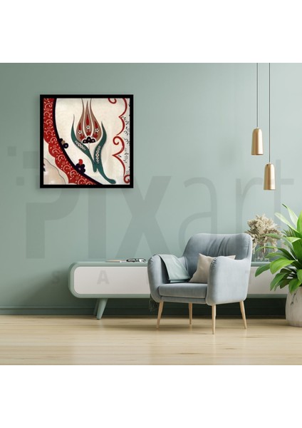 Lale Pixart Sanat Elmas Mozaik Tablo Diamond Türkiye 63*63 fiyatları