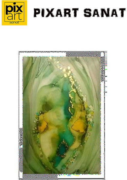 Yeşil Desen Pixart Sanat Elmas Mozaik Tablo Diamond Türkiye 48*71 fırsatları