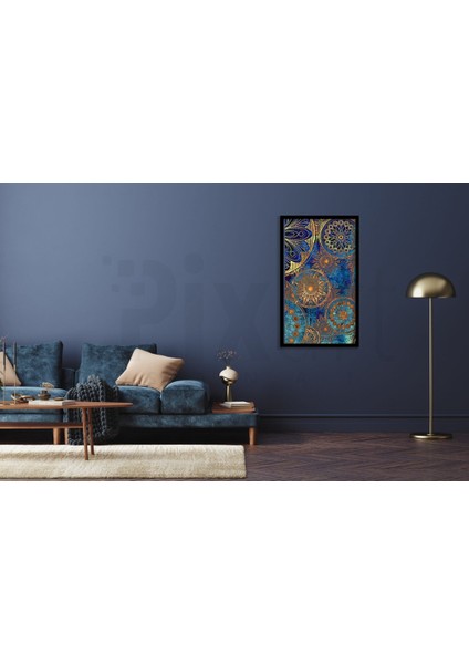 Işlemeli Çark Desen Pixart Sanat Elmas Mozaik Tablo Diamond Türkiye 45*78 fiyatları