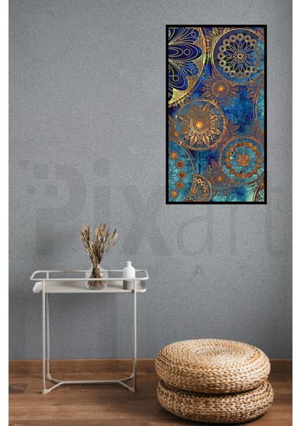 Işlemeli Çark Desen Pixart Sanat Elmas Mozaik Tablo Diamond Türkiye 45*78 modelleri