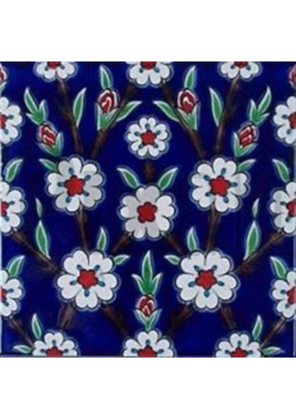 Beyaz Çiçekler Pixart Sanat Elmas Mozaik Tablo Diamond Türkiye 52*52