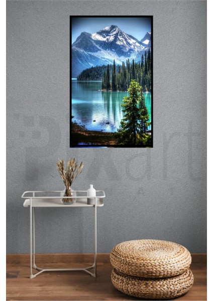 Karli Dag Ve Gol Manzarasi 40 x 60 Elmas Mozaik Tablo modelleri