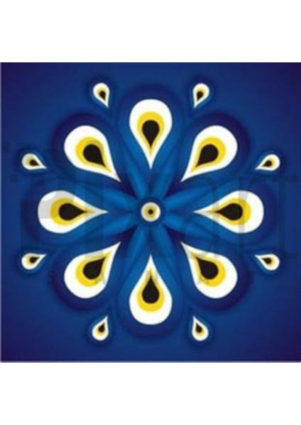 Nazar Temalı Pixart Sanat Elmas Mozaik Tablo Diamond Türkiye 32*32