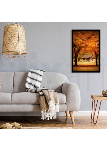 Sonbahar Manzarasi 40 x 60 Elmas Mozaik Tablo fiyatları