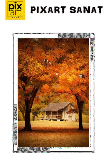 Sonbahar Manzarasi 40 x 60 Elmas Mozaik Tablo fırsatları