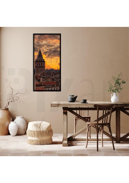 Gun Batimi Luna Park 40 x 60 Elmas Mozaik Tablo modelleri