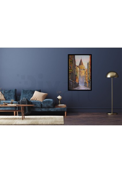 Galata Kulesi Tablo 40 x 60 Elmas Mozaik Tablo fiyatları