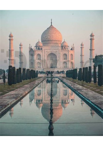 Tac Mahal 40 x 50 Elmas Mozaik Tablo