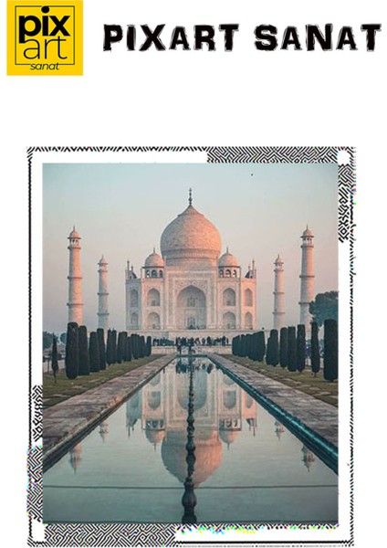 Tac Mahal 40 x 50 Elmas Mozaik Tablo fırsatları