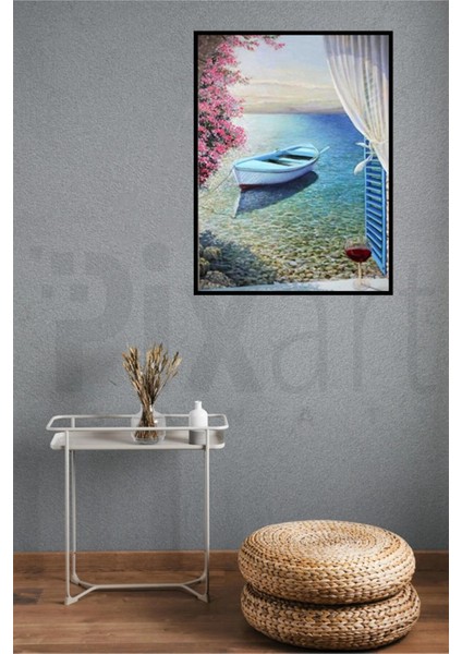 Denize Açılan Pixart Sanat Elmas Mozaik Tablo Diamond Türkiye 37 x 50 cm modelleri