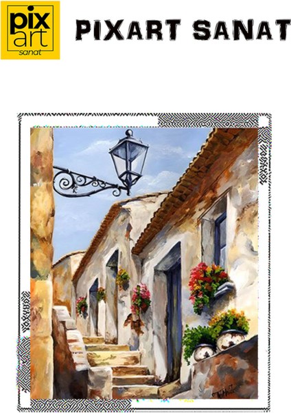 Güzel Merdiven 40 x 50 Elmas Mozaik Tablo fırsatları