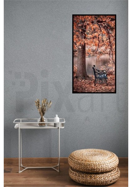 Göl Kıyısında Sonbahar Pixart Sanat Elmas Mozaik Tablo Diamond Türkiye 41*71 modelleri