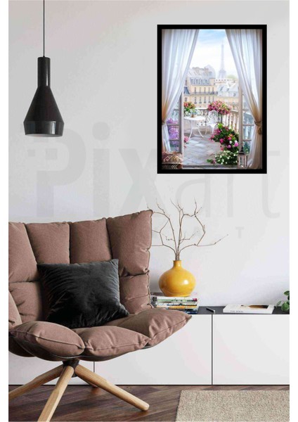 Eyfel Manzarası Pixart Sanat Elmas Mozaik Tablo Diamond Türkiye 40 x 55 cm modelleri