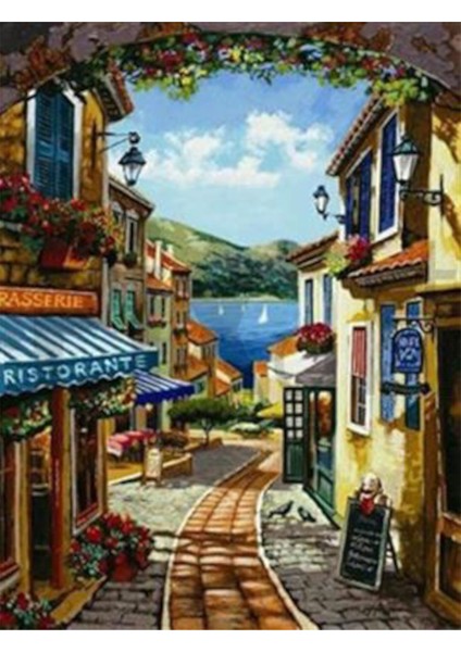 Taş Yol Pixart Sanat Elmas Mozaik Tablo Diamond Türkiye 38 x 51 cm