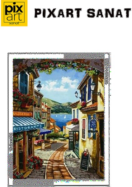 Taş Yol Pixart Sanat Elmas Mozaik Tablo Diamond Türkiye 38 x 51 cm fırsatları