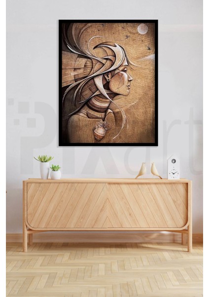 Kızıl Kalp 43 x 55 cm
