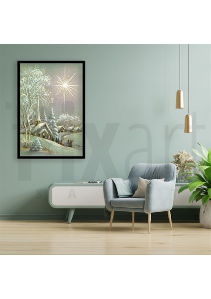 Işıltılı Kasaba Pixart Sanat Elmas Mozaik Tablo Diamond Türkiye 53*74 fiyatları