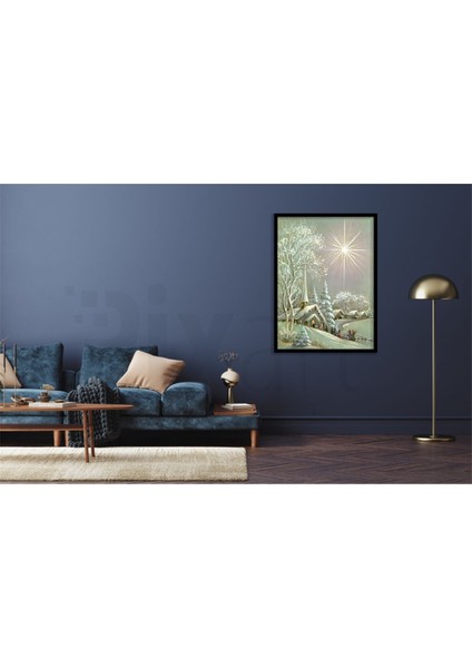Işıltılı Kasaba Pixart Sanat Elmas Mozaik Tablo Diamond Türkiye 53*74 modelleri
