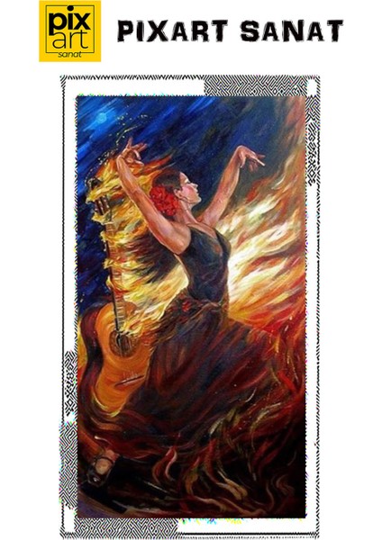 Ateşle Dans 43 x 81 cm fırsatları