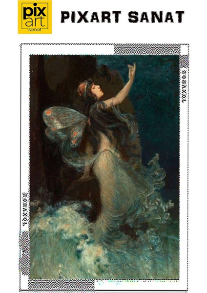Cesur Melek 40 x 60 Elmas Mozaik Tablo