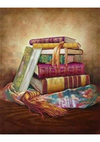 Renkli Kitaplar 55 x 70 cm
