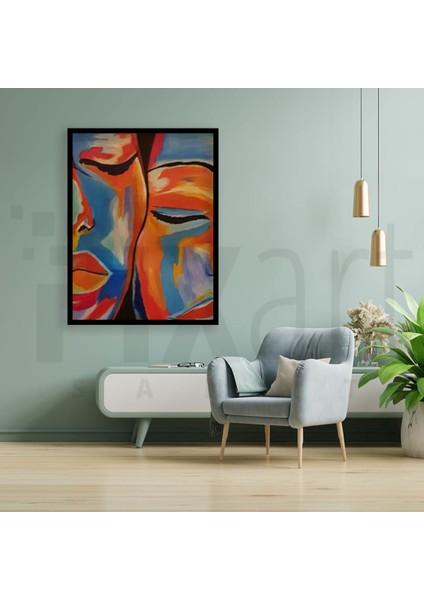 Iki Renkli Yüz 38 x 51 cm fiyatları